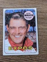 #606 1969 Topps Baseball Gene Mauch