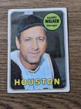 Vintage 1969 Topps Baseball #633 Harry Walker