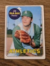1969 Topps #546 Jim Nash Oakland Athletics Vintage Baseball Card