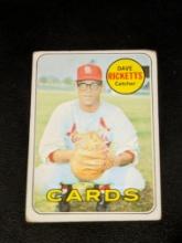 1969 Topps Dave Ricketts #232 St. Louis Cardinals Vintage Baseball Card