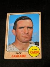 Vintage 1968 Topps Baseball Jack Lamabe #311