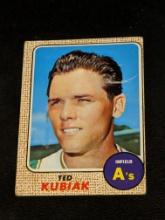 1968 Topps #79 Ted Kubiak RC Vintage Oakland Athletics Baseball Card