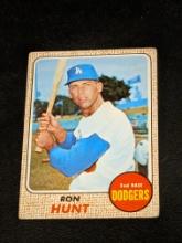1968 Topps #15 Ron Hunt Los Angeles Dodgers Vintage Baseball Card