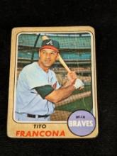1968 Topps #527 Tito Francona