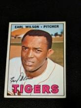 1967 Topps #305 Earl Wilson Detroit Tigers MLB Vintage Baseball Card