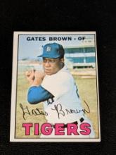 1967 Topps #134 Gates Brown Detroit Tigers MLB Vintage Baseball Card