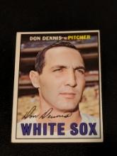 1967 Topps #259 Don Dennis Chicago White Sox Vintage Baseball Card
