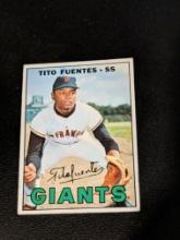 1967 Topps #177 Tito Fuentes San Francisco Giants Vintage Baseball Card