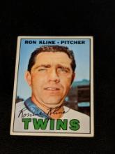 1967 Topps #133 Ron Kline Minnesota Twins MLB Vintage Baseball Card