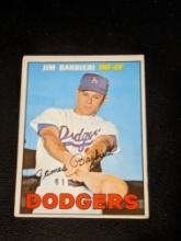 1967 Topps #76 Jim Barbieri RC Rookie LA Dodgers MLB Vintage Baseball Card