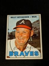 1967 Topps Billy Hitchcock #199 - Atlanta Braves - Vintage