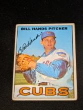 1967 Topps Bill Hands #16 Vintage Chicago Cubs Baseball Card