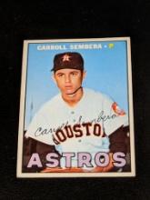 1967 Topps #136 Carroll Sembera Houston Astros Vintage Baseball Card