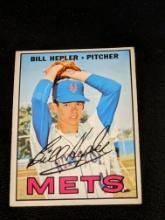 1967 Topps #144 Bill Hepler New York Mets MLB Vintage Baseball Card