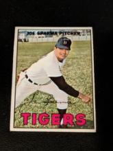 1967 Topps Joe Sparma #13 - Detroit Tigers - Vintage
