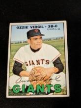 1967 OZZIE VIRGIL SAN FRANCISCO GIANTS #132 TOPPS VINTAGE BASEBALL CARD