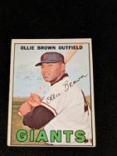 1967 Topps #83 Ollie Brown San Francisco Giants Vintage Baseball Card