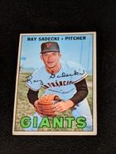 1967 Topps Ray Sadecki #409 - San Francisco Giants - Vintage