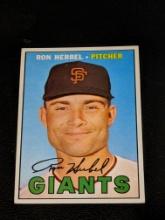1967 Topps #156 Ron Herbel San Francisco Giants Vintage Baseball Card