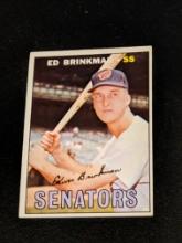 1967 Topps #311 Ed Brinkman Washington Senators MLB Vintage Baseball Card