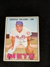 Chuck Hiller 1967 Topps #198 Sports MLB New York Mets Vintage