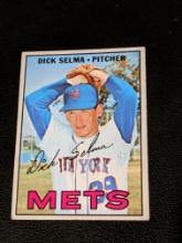 1967 Topps #386 Dick Selma New York Mets Vintage Baseball Card