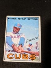 1967 Topps #87 George Altman Chicago Cubs Vintage Baseball Card