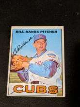 1967 Topps Bill Hands #16 Vintage Chicago Cubs Baseball Card