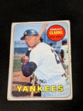 1969 Topps #87 Horace Clarke New York Yankees Vintage