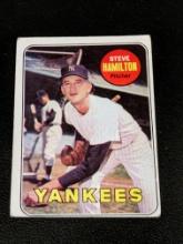 1969 Topps #69 Steve Hamilton Vintage New York Yankees Baseball Card
