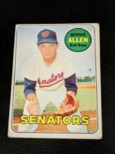 1969 Topps #27 Bernie Allen Vintage Washington Senators Baseball Card