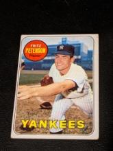 1969 Topps #46 Fritz Peterson Vintage New York Yankees Baseball Card