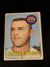 1969 Topps #44 Danny Cater Vintage Oakland Athletics Baseball Card
