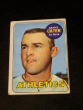 1969 Topps #44 Danny Cater Vintage Oakland Athletics Baseball Card
