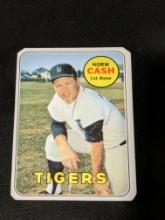 1969 Topps Norm Cash #80 Detroit Tigers Vintage MLB Baseball Card