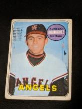 1969 Topps #653 Aurelio Rodriguez, California Angels