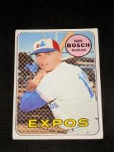 1969 Topps #578 Don Bosch Vintage Montreal Expos Baseball Card