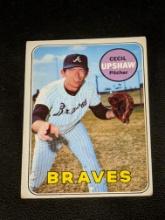 1969 Topps #568 Cecil Upshaw Atlanta Braves Vintage Baseball Card