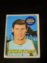 1969 Topps #397 Chuck Dobson Vintage Oakland Athletics Baseball Card