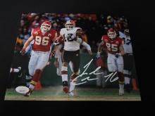 Josh Cribbs Signed 8x10 Photo JSA Witnessed