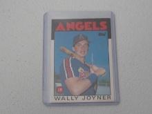 1986 TOPPS TRADED WALLY JOYNER RC ANGELS