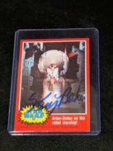 Kenny Baker(r2d2) Autographed Signed Card with coa/ star wars