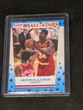 1989 Fleer All-Stars Akeem Hakeem Olajuwon All Star Sticker #2