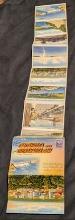 Uncut Post Cards - Souvenir Chattanooga Tenn chickamauga dam with writing by mrs luella jones