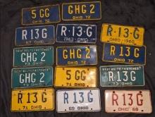 x14 40+ year old license plates