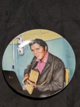 Elvis Presley limited edition plate with coa