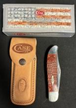 W. R. Case & Sons Cutlery No 00189 Rosewood Standard Jig Folding Hunter Knife w/ Sheath