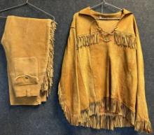 1940s Berman Buckskin Minneapolis Minnesota Size 38 Medium Pants & Jacket