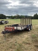 12FT HEAVY DUTY LAWNMOWER TRAILER