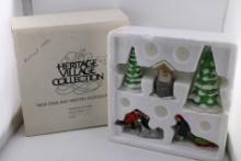 Department 56 New England Winter Accessory Set and Skating Pond